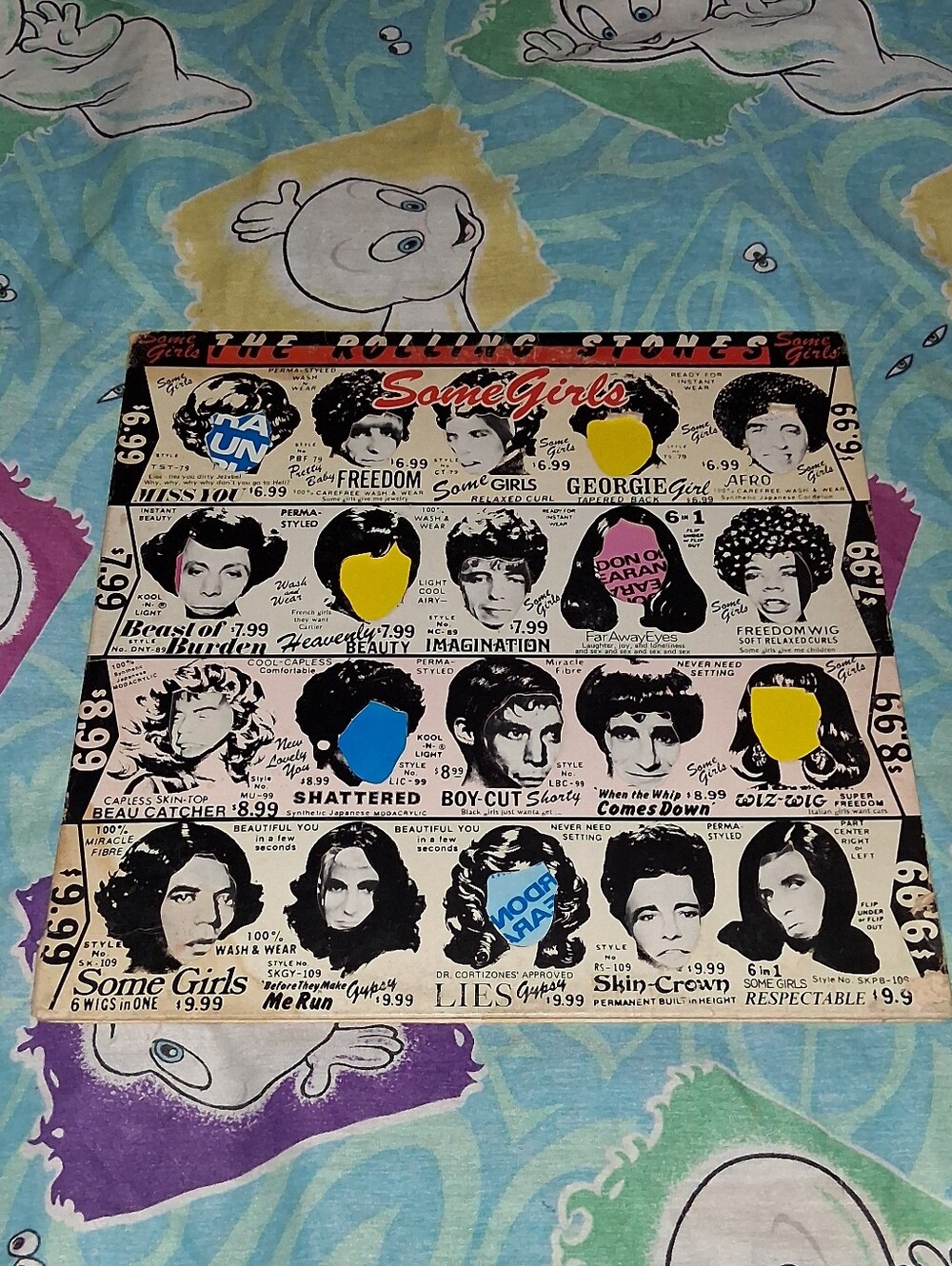 The Rolling Stones Some Girls Vintage Vinyl Record LP Album